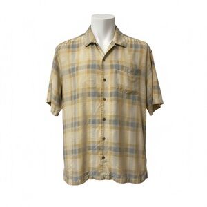 Tommy Bahama Men’s Silk Button down L